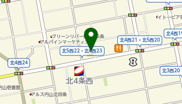 まいばすけっと北5条西22丁目店の地図画像