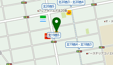 まいばすけっと北19条西4丁目店の地図画像