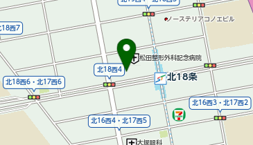 まいばすけっと北18条西4丁目店の地図画像