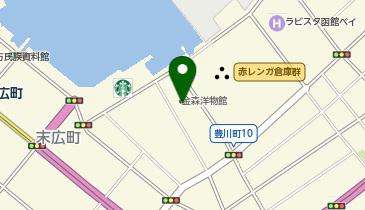 みなとオアシス函館の地図画像