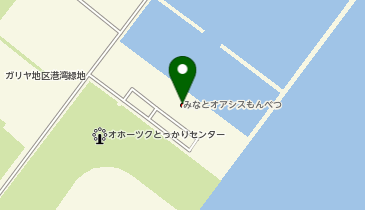 みなとオアシスもんべつの地図画像
