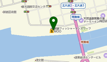 釧路みなとオアシスの地図画像