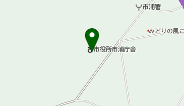 五所川原市役所市浦庁舎の地図画像