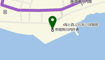 むつ市役所川内庁舎の地図画像
