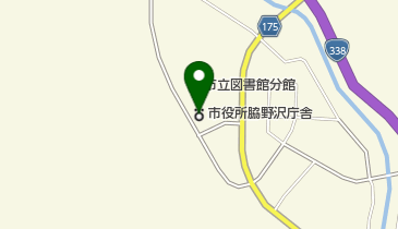 むつ市役所脇野沢庁舎の地図画像