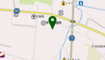平川市役所の地図画像