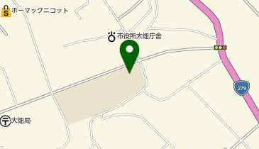 むつ市役所大畑庁舎の地図画像