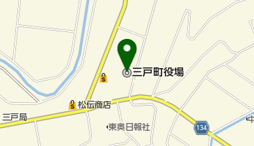 三戸町役場の地図画像