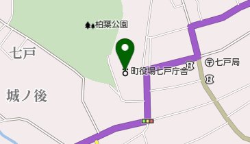 七戸町役場七戸庁舎の地図画像