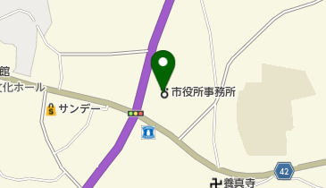 八戸市南郷事務所の地図画像