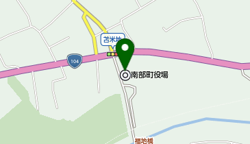南部町役場福地支所の地図画像
