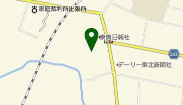 野辺地警察署の地図画像