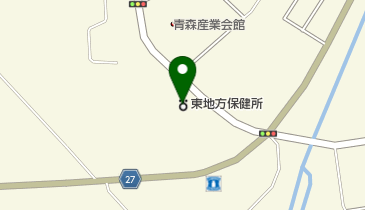 東青地域県民局地域健康福祉部保健総室の地図画像