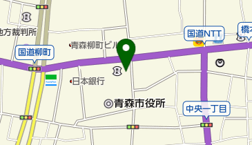 青森年金事務所の地図画像