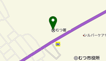 むつ自動車運転免許試験場の地図画像