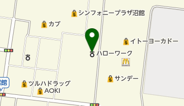ハローワーク八戸の地図画像