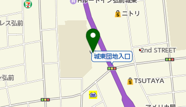 東消防署の地図画像