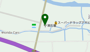 弘前地区消防事務組合黒石消防署の地図画像