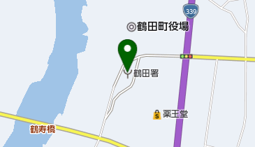 五所川原地区消防事務組合鶴田消防署の地図画像