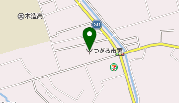 つがる市消防署の地図画像