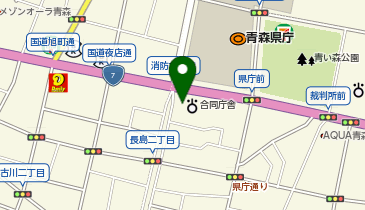 青森地域広域消防事務組合中央消防署の地図画像