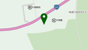 大間消防署の地図画像