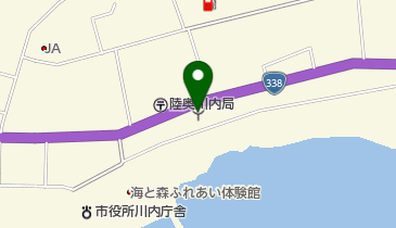 下北地域広域行政事務組合むつ消防署川内消防分署の地図画像