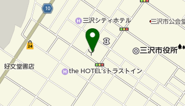 三沢市消防署中央分署の地図画像