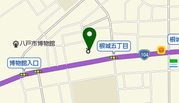 青森地方裁判所八戸支部の地図画像