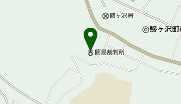 鰺ヶ沢簡易裁判所の地図画像