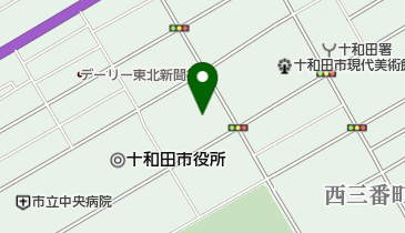 十和田簡易裁判所の地図画像