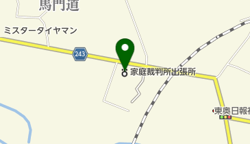 野辺地簡易裁判所の地図画像