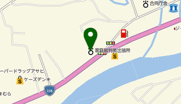 青森家庭裁判所むつ出張所の地図画像