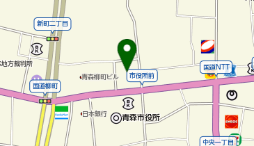 かんぽ生命保険青森支店の地図画像