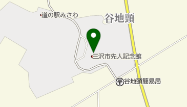 三沢市先人記念館の地図画像