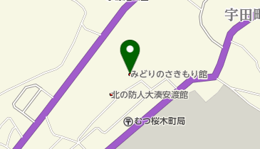 みどりのさきもり館の地図画像