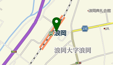 青森市浪岡交流センターあぴねすの地図画像