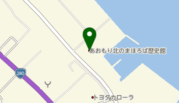 あおもり北のまほろば歴史館の地図画像