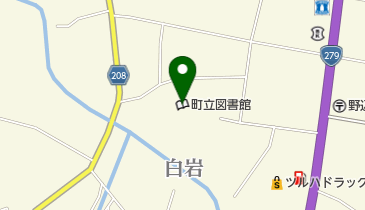 野辺地町立図書館の地図画像