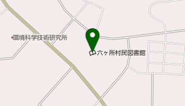 六ヶ所村民図書館の地図画像
