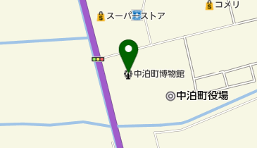 中泊町図書館の地図画像