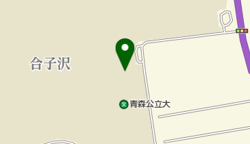 青森公立大学図書館の地図画像