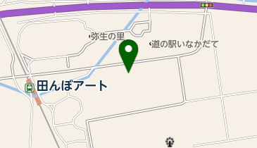 田舎館村博物館の地図画像