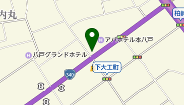 八戸クリニック街かどミュージアムの地図画像