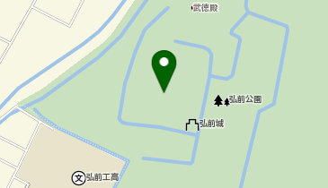 弘前城史料館の地図画像