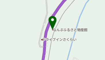 なんぶふるさと物産館の地図画像