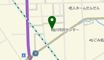 青森市油川市民センターの地図画像