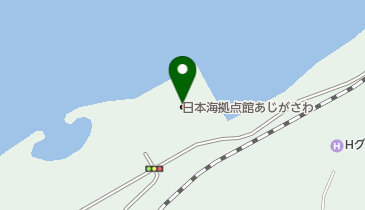 日本海拠点館あじがさわの地図画像