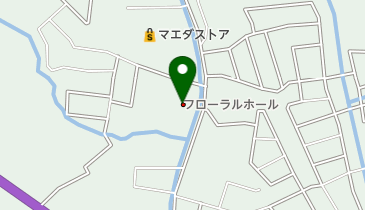 どい花店フローラルホールの地図画像
