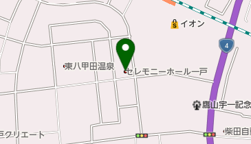 セレモニーホール一戸の地図画像